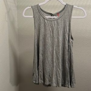 Grey backless tank. Size small